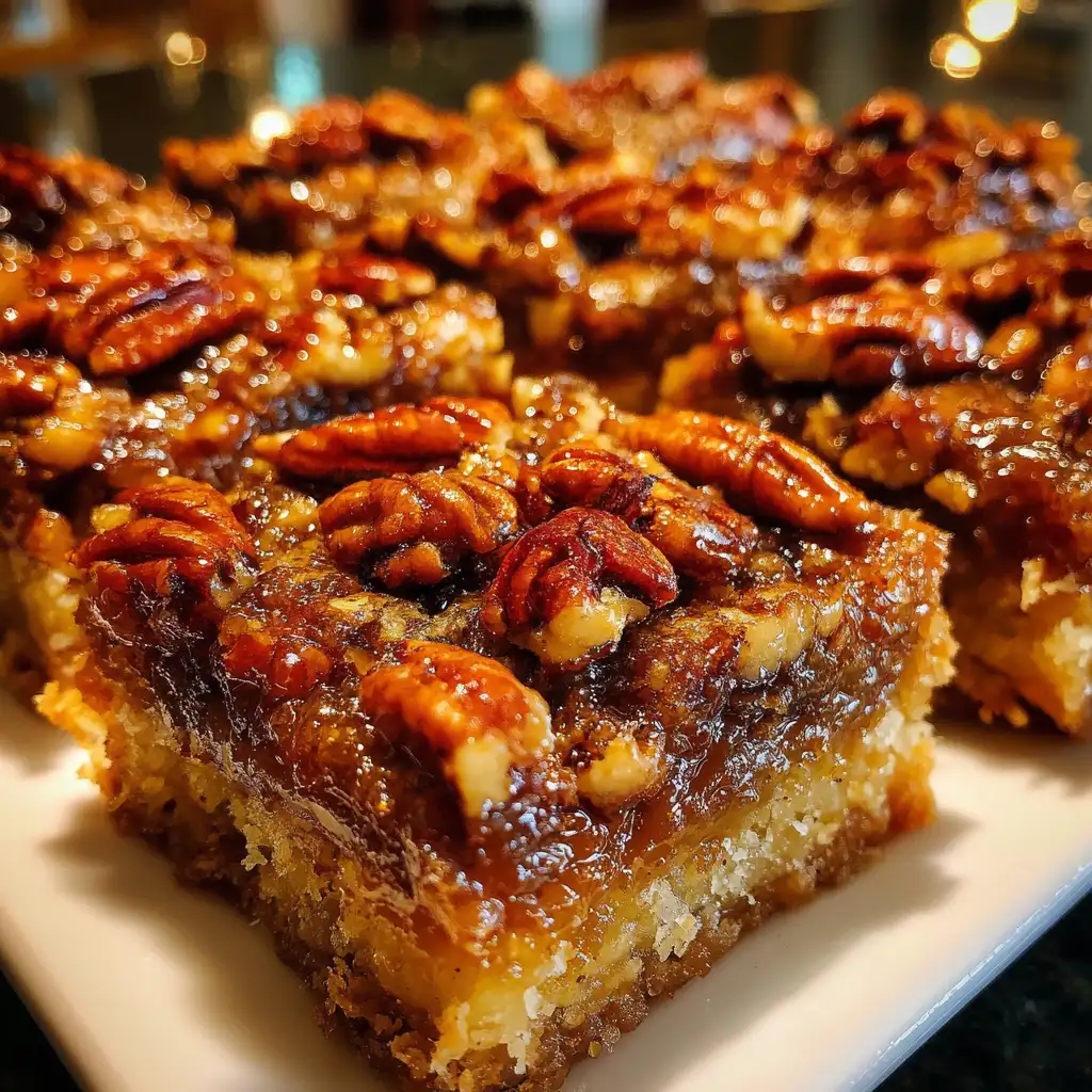 Maple Pecan Pie Bars Recipe