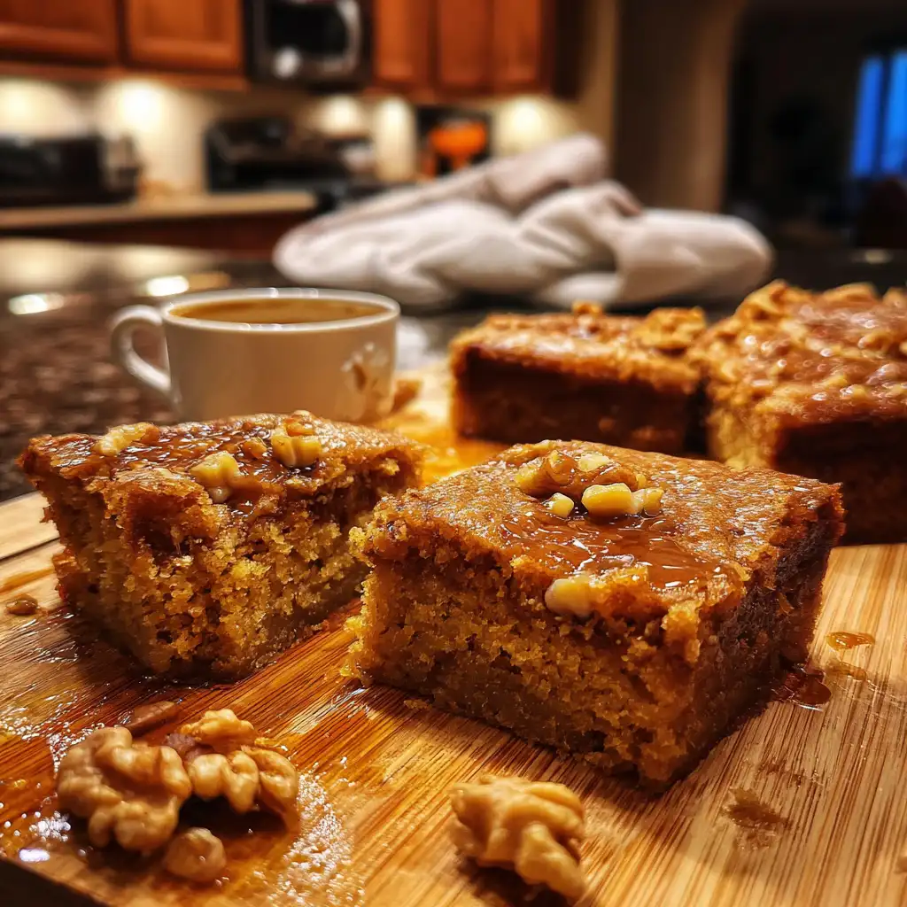Maple Walnut Blondies Recipe