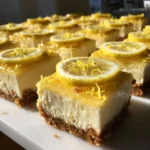 No-Bake Lemon Cheesecake Bars Recipe that Everyone Loves!