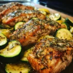 One-Pan Lemon Herb Salmon with Zucchini