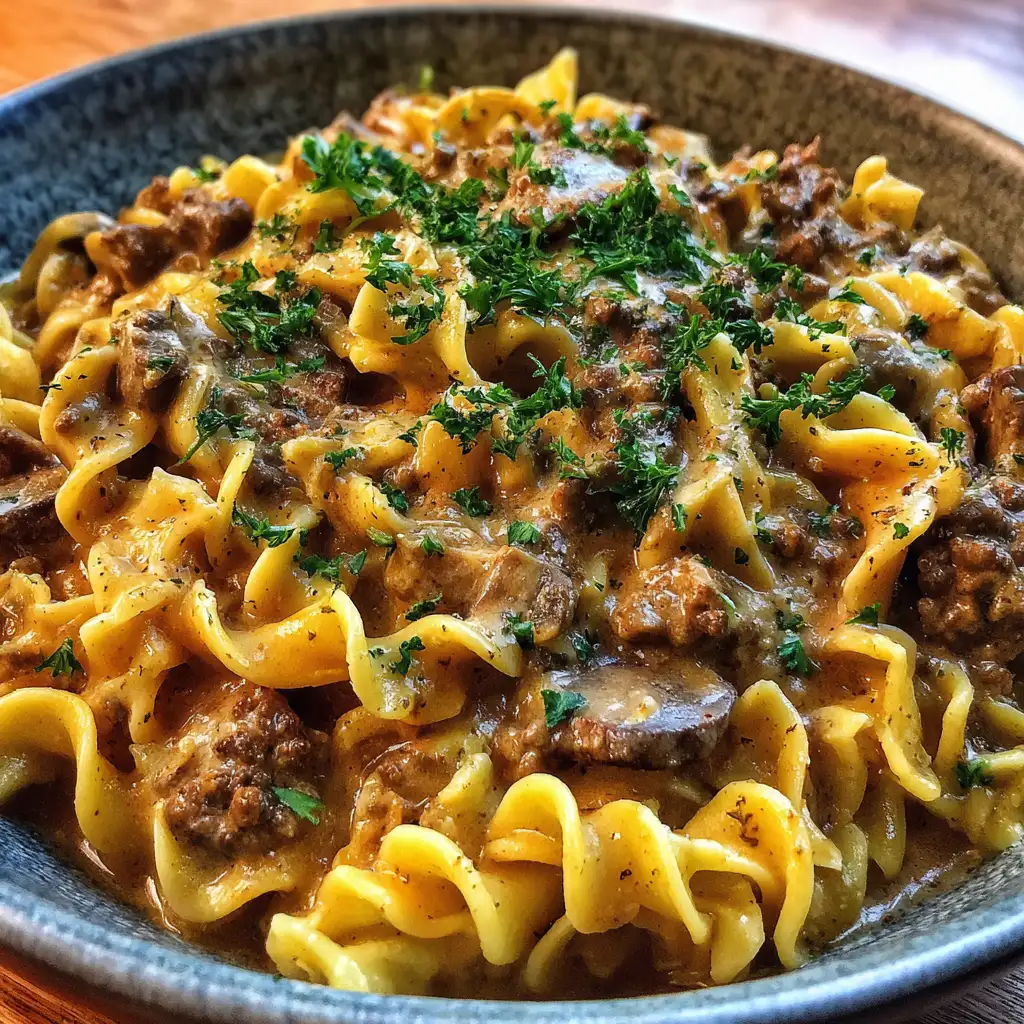 One-Pot Beef Stroganoff Recipe