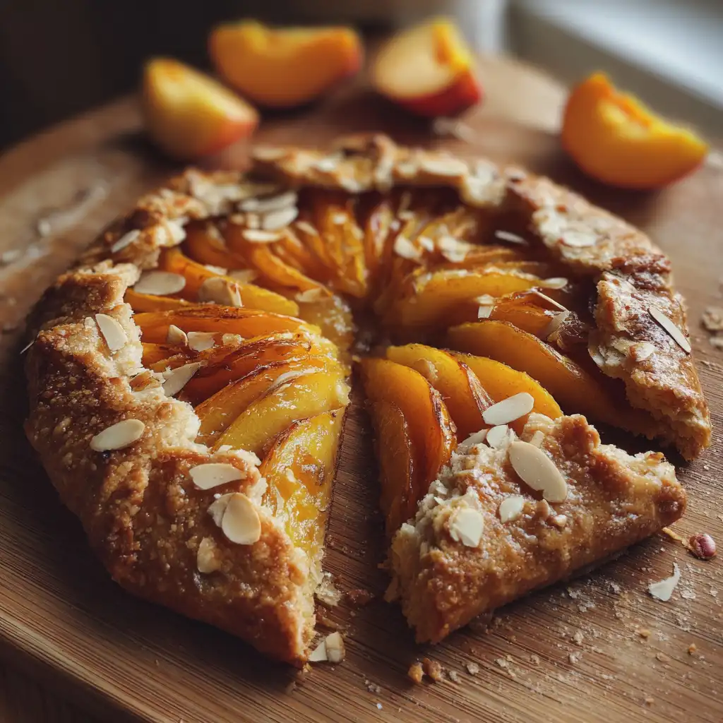 Peach Almond Galette Recipe