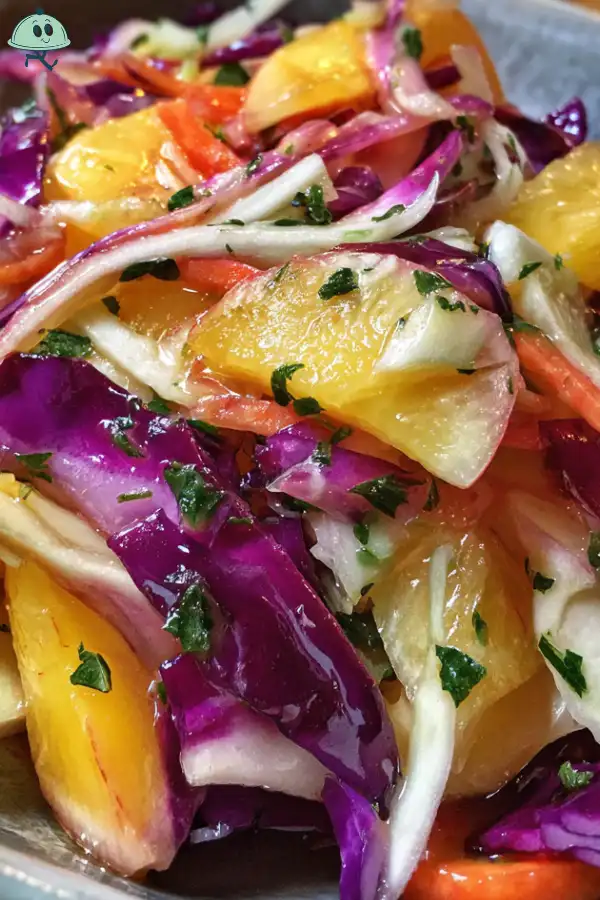 Peach Fennel Slaw Recipe