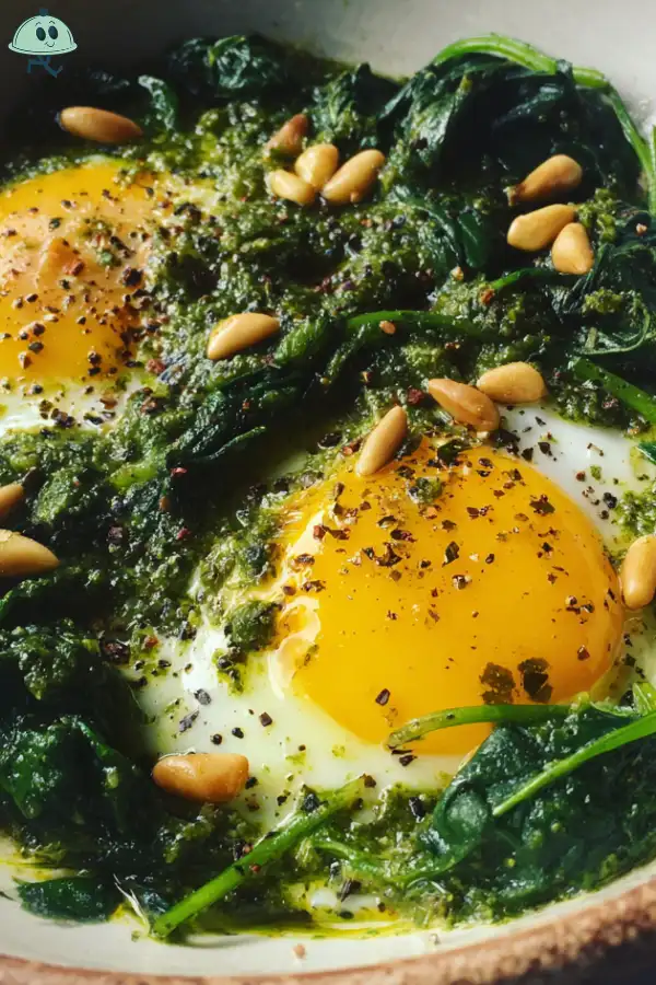 Pesto Eggs with Spinach Discover a Healthy Delight!