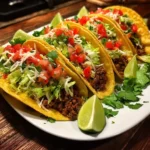 Quick Beef Tacos Recipe Discover Your New Favorite Meal!