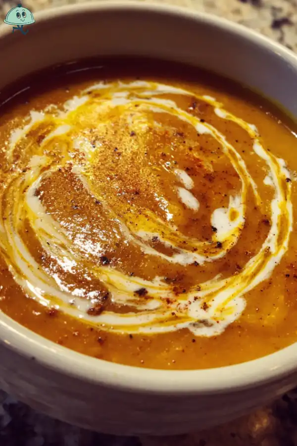 Roasted Sweet Potato Carrot Soup