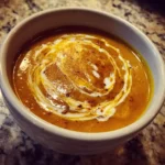 Roasted Sweet Potato Carrot Soup