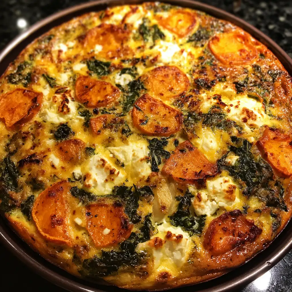 Sweet Potato Kale Frittata