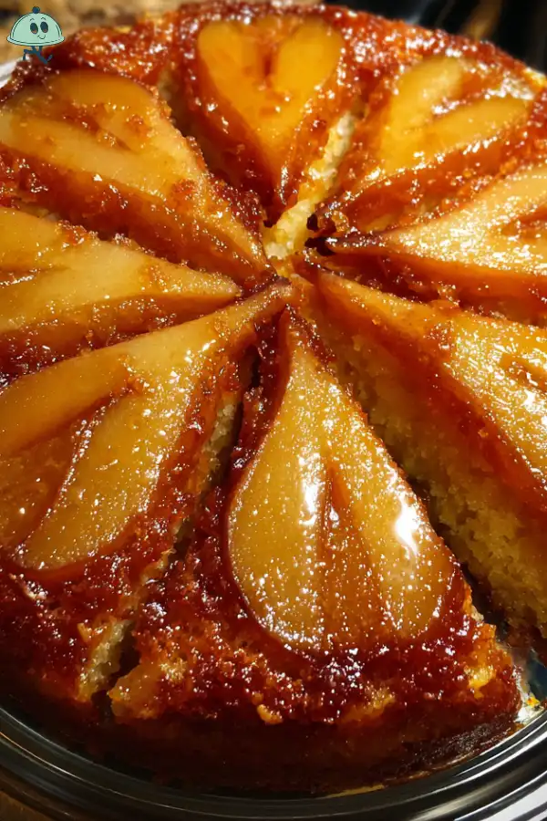 Upside-Down Pear Cake Recipe