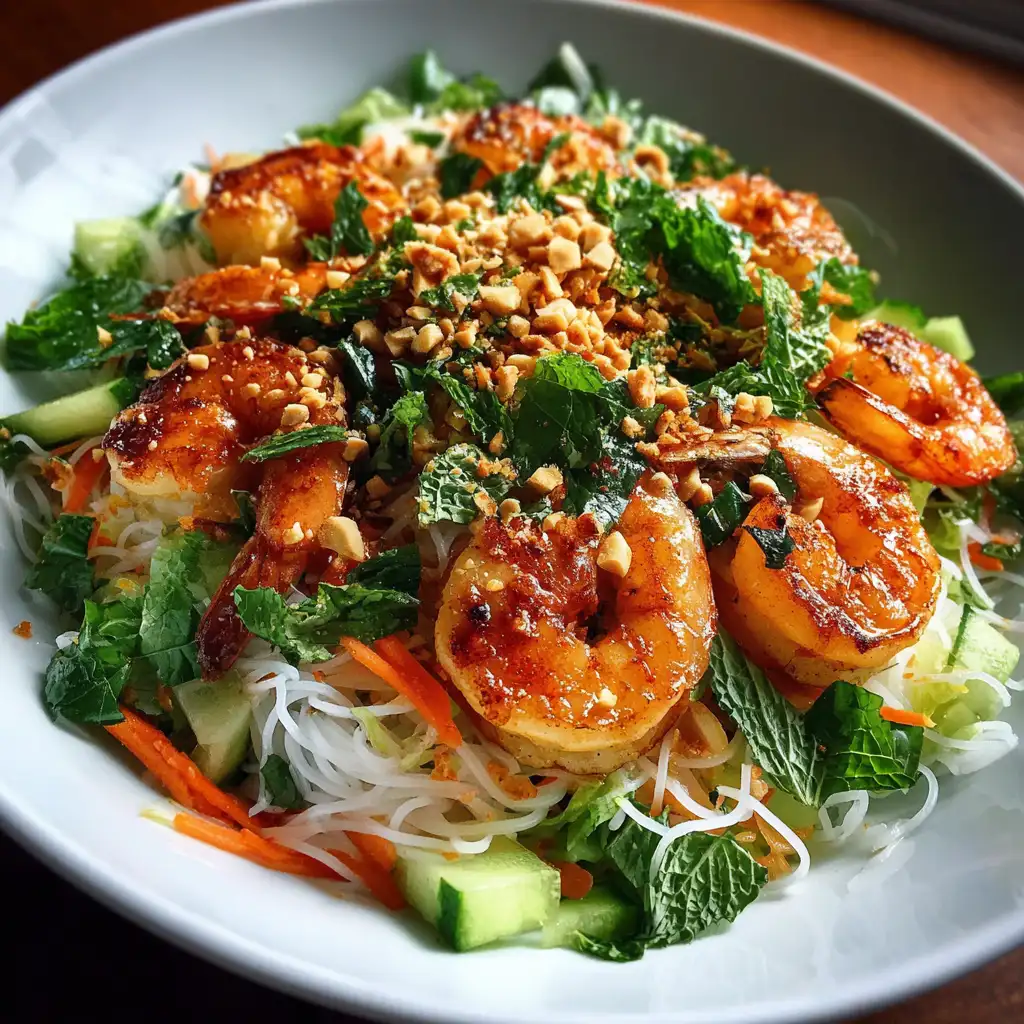 Vietnamese Rice Noodle Salad Recipe