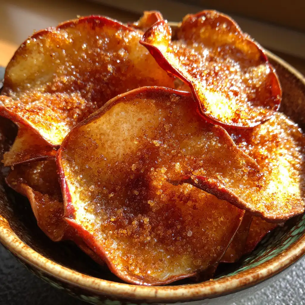 Air Fryer Apple Cinnamon Chips