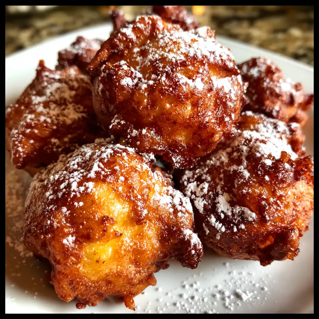 Air Fryer Apple Fritters Recipe