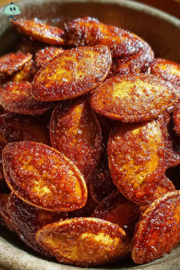 Air Fryer Pumpkin Seeds with Cinnamon Sugar