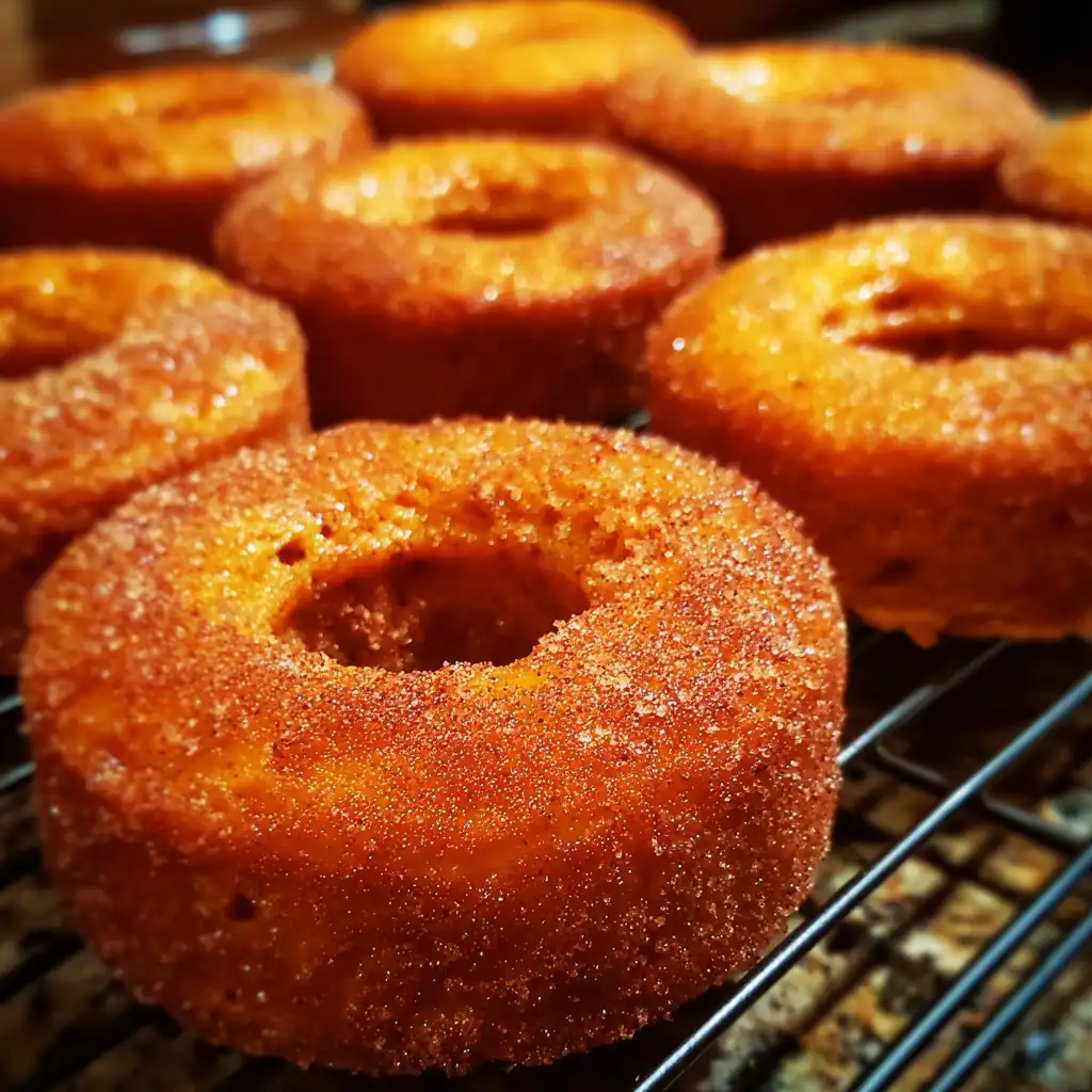 Air Fryer Pumpkin Spice Donuts Recipe