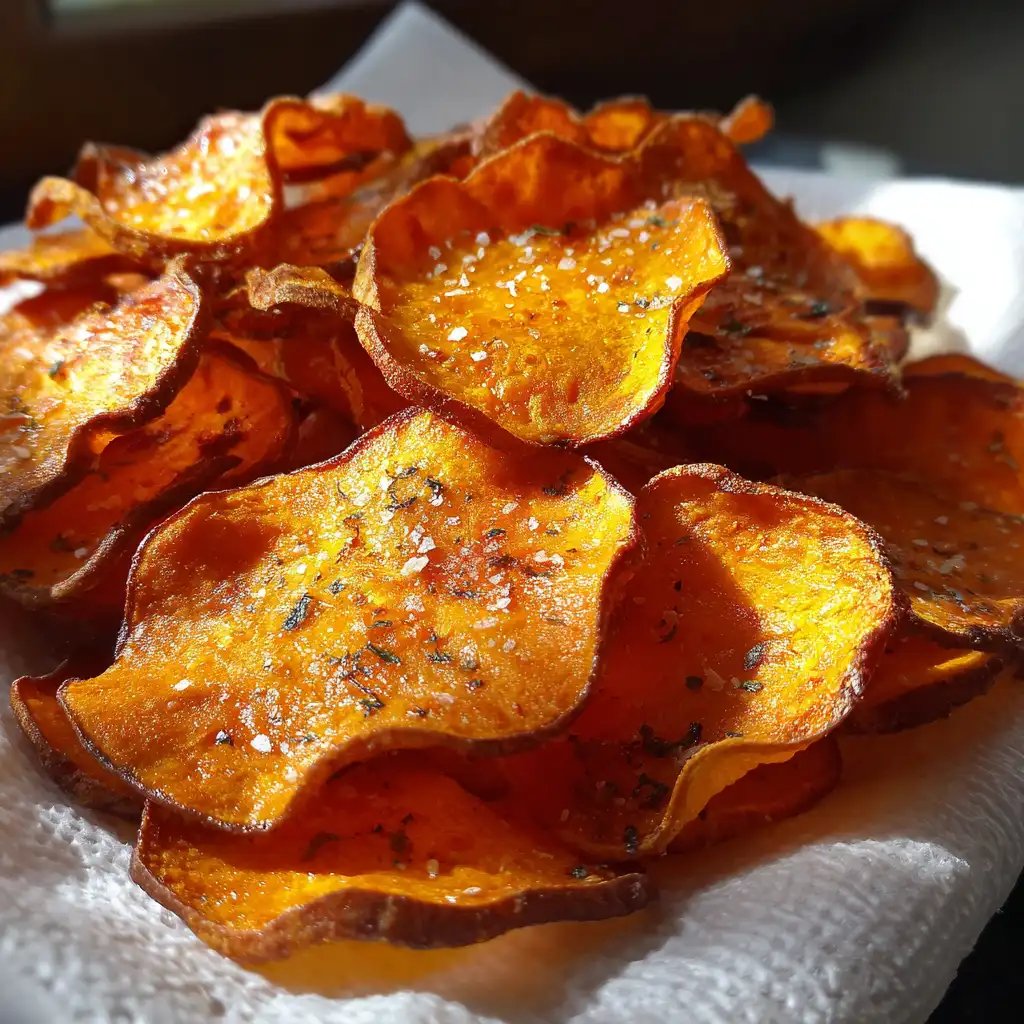 Air Fryer Sweet Potato Chips Recipe