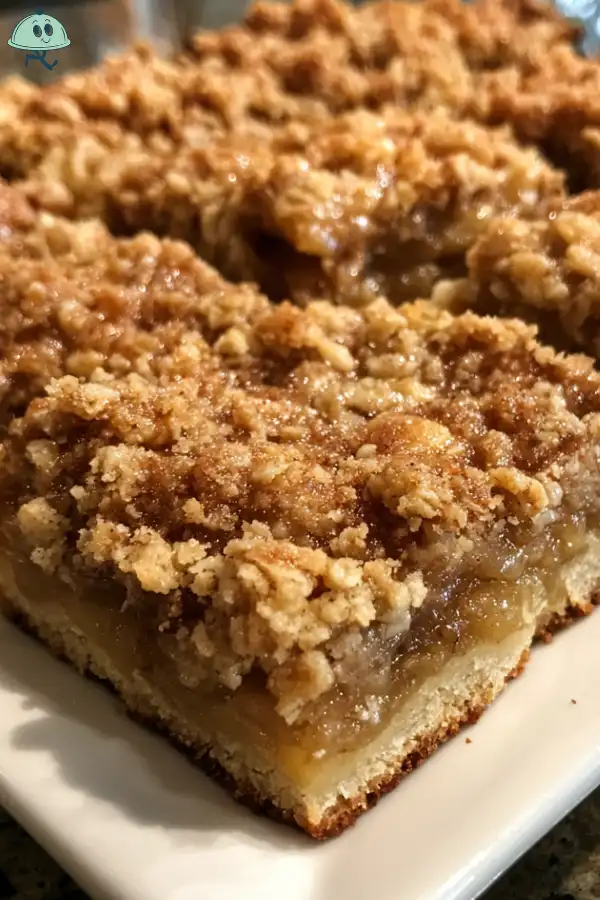 Apple Cinnamon Streusel Bars Recipe