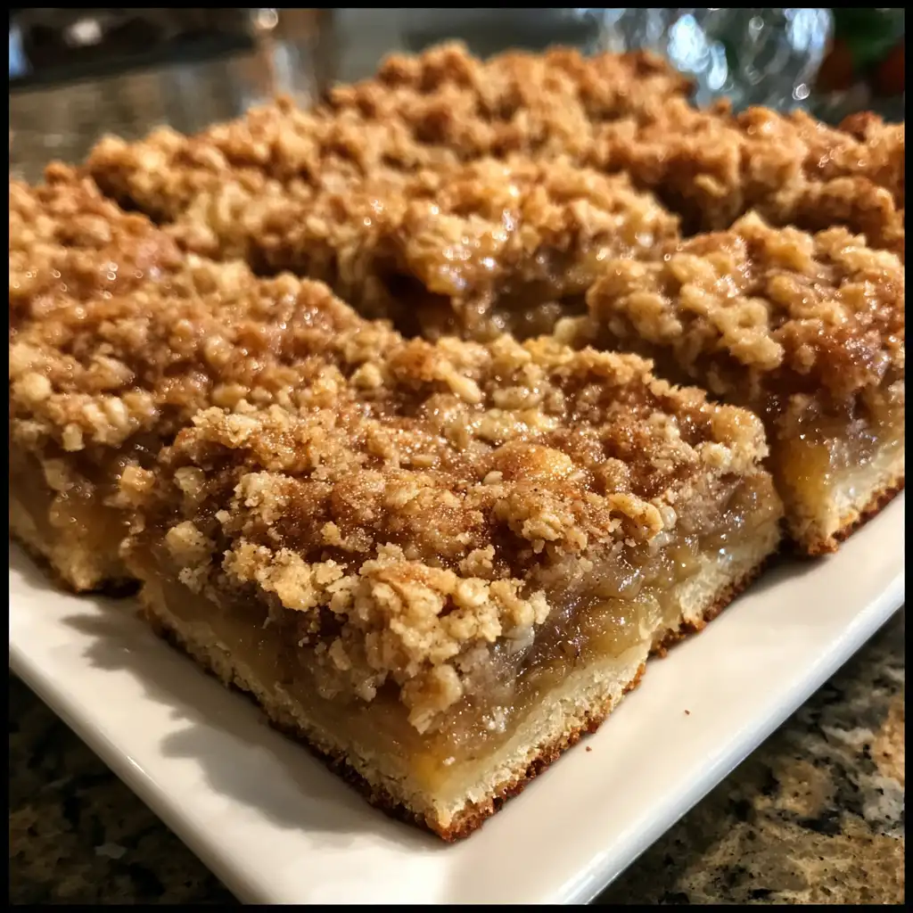 Apple Cinnamon Streusel Bars Recipe