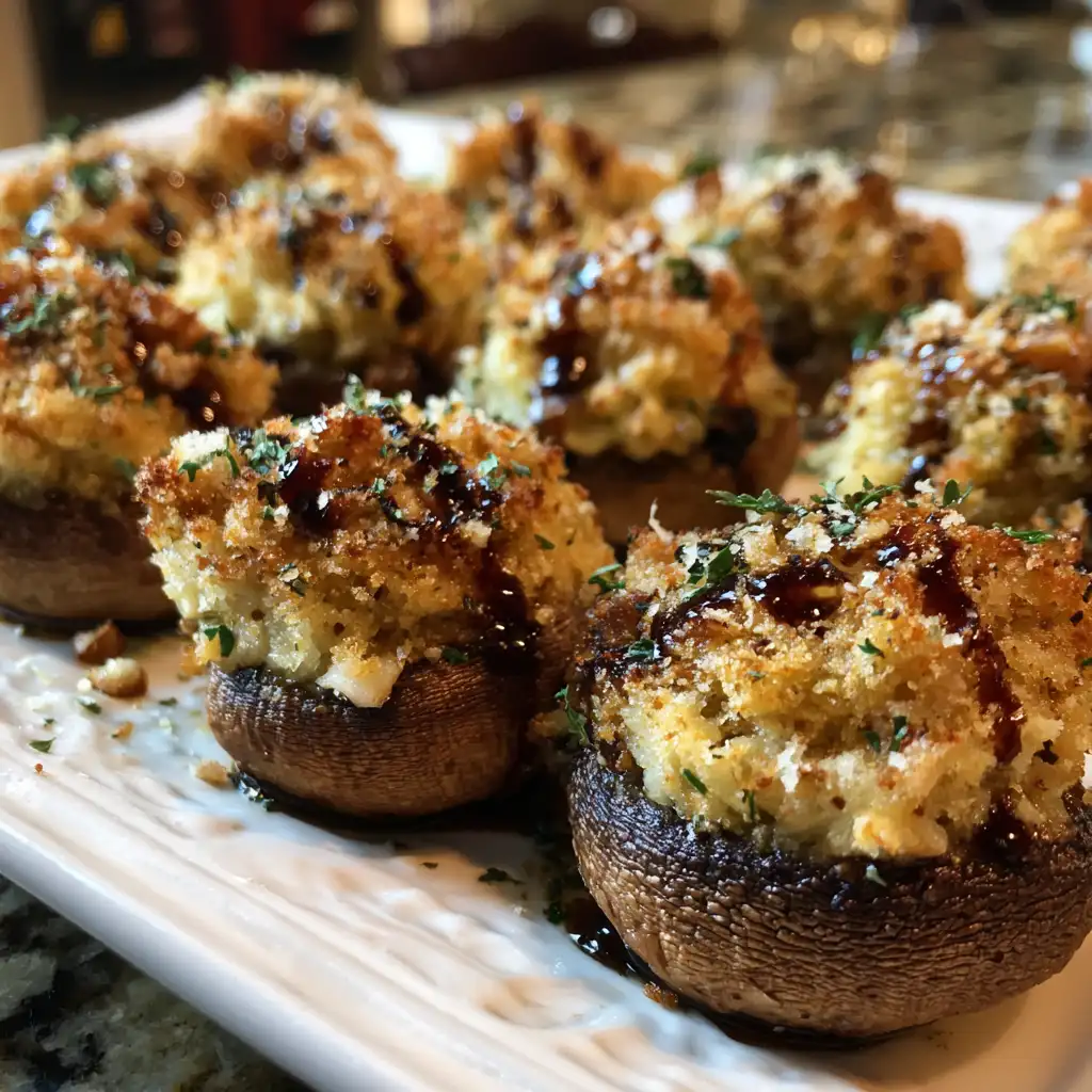 Autumn Stuffed Mushrooms Recipe