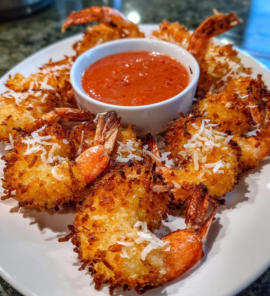 Baked Coconut Shrimp with Sweet Chili Mayo