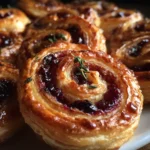 Blackberry Goat Cheese Puff Pastry Twists