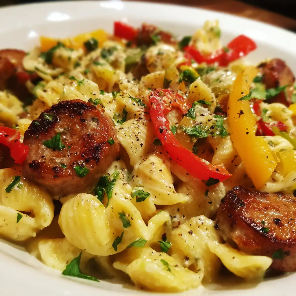 Cajun Sausage Garlic Butter Pasta
