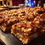 Caramel Pecan Apple Bars