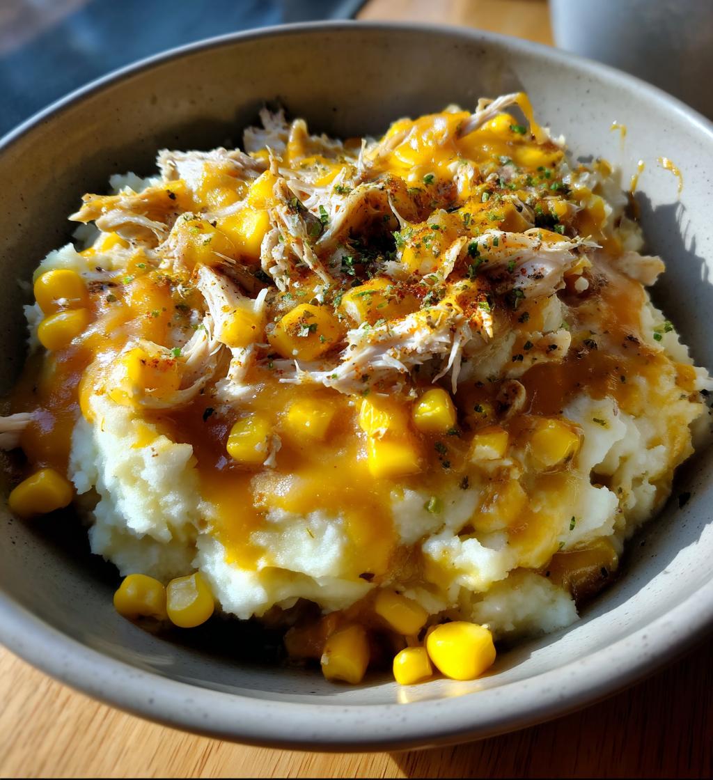 Chicken Mashed Potato Bowls - detail 1