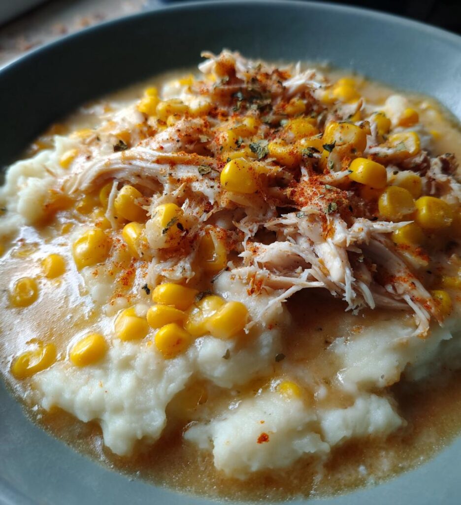 Chicken Mashed Potato Bowls