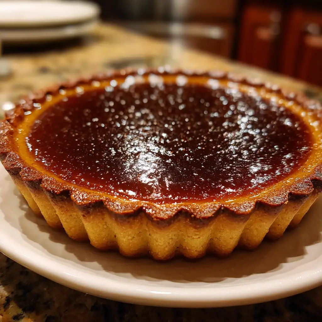 Chocolate Caramel Pumpkin Tart