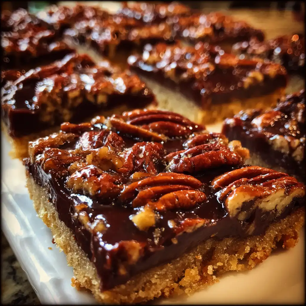 Chocolate Pecan Pie Bars Recipe