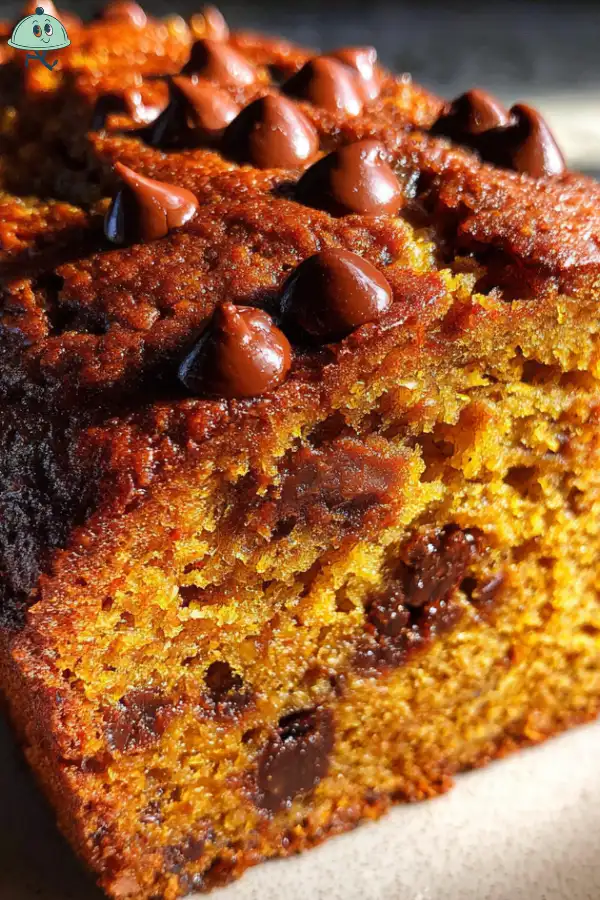 Chocolate chip pumpkin bread