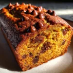 Chocolate chip pumpkin bread