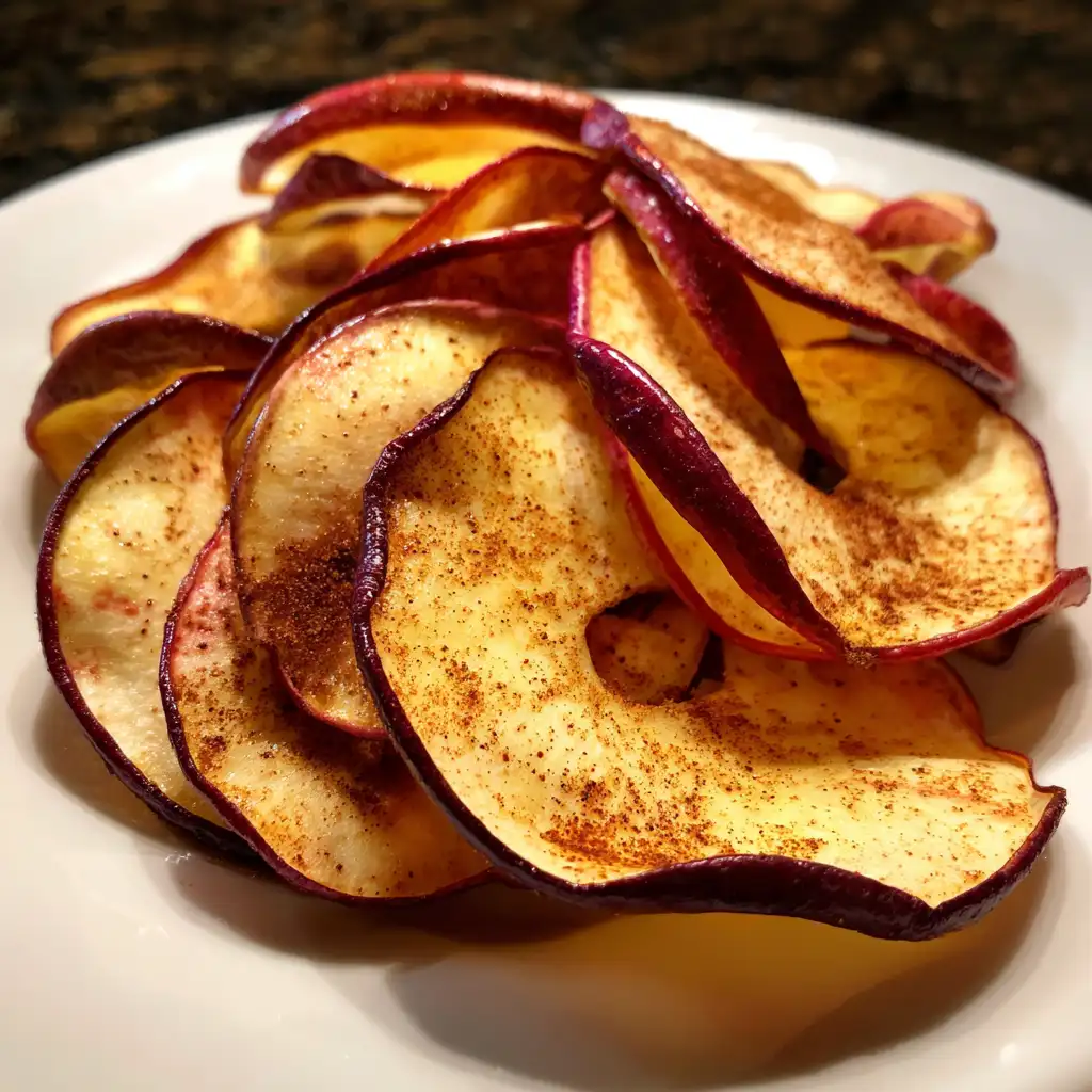 Cinnamon Baked Apple Chips