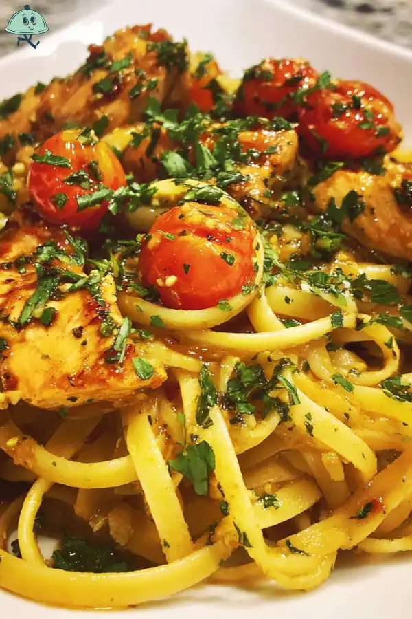 Cowboy butter chicken linguine
