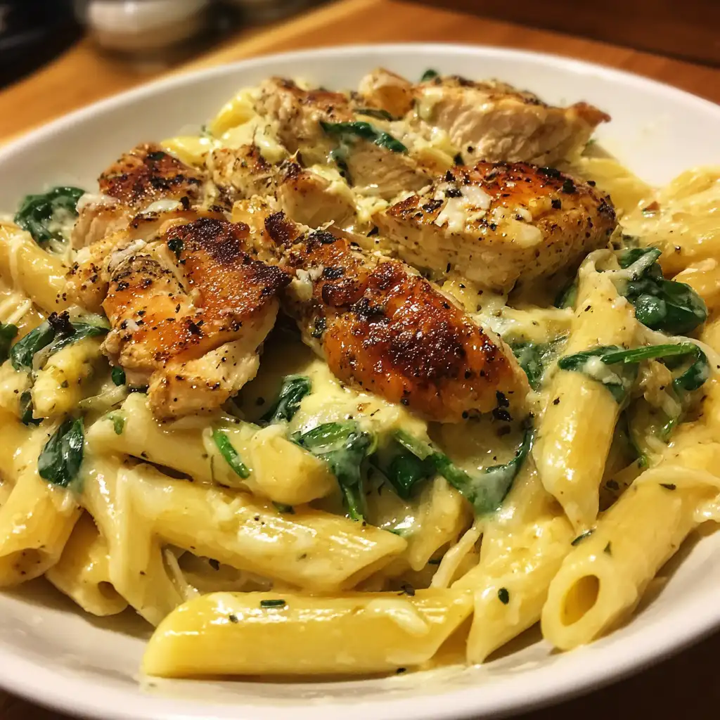 Creamy Parmesan Chicken Penne