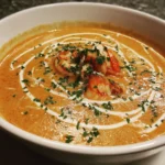 Creamy crab and shrimp bisque
