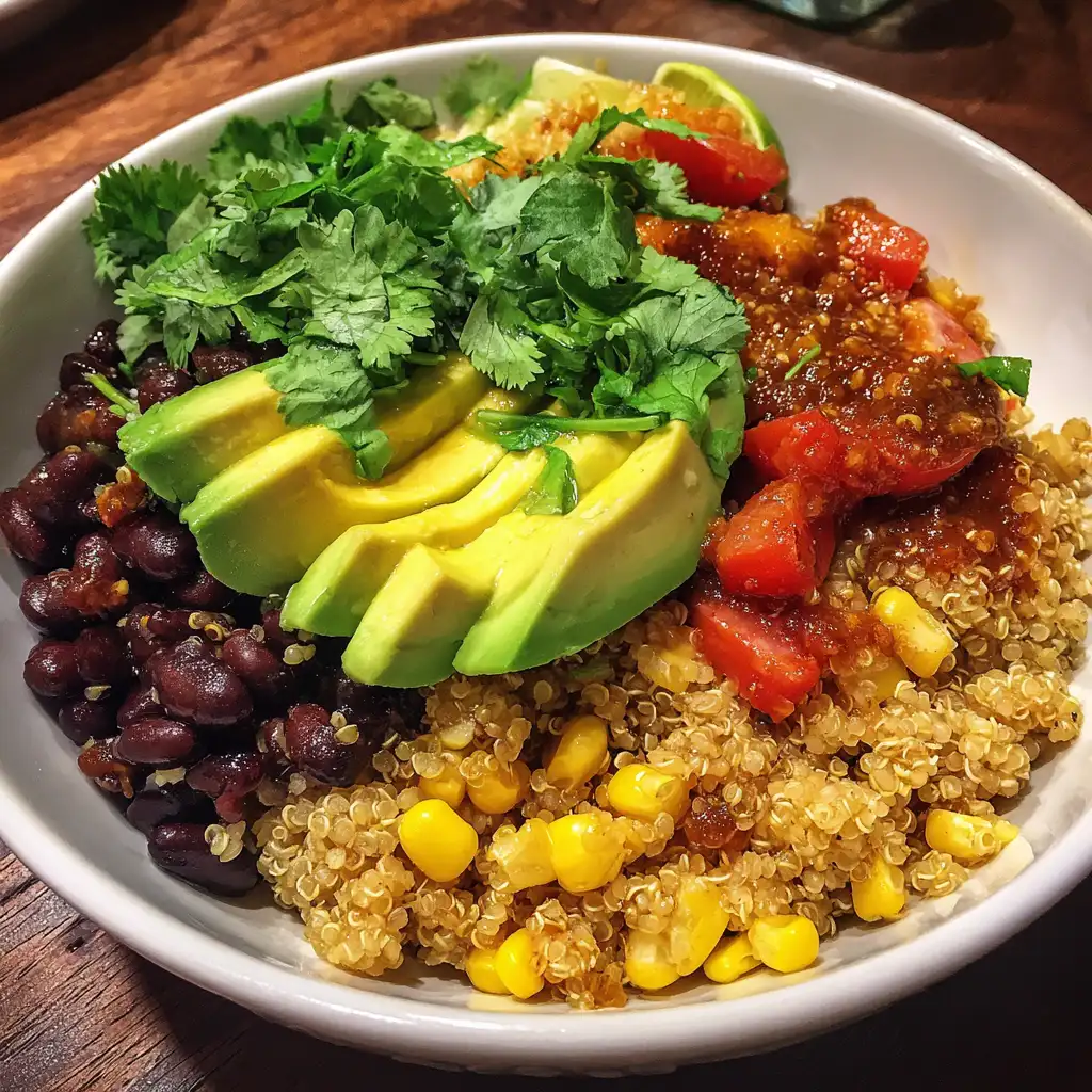 Easy vegan burrito bowl recipe