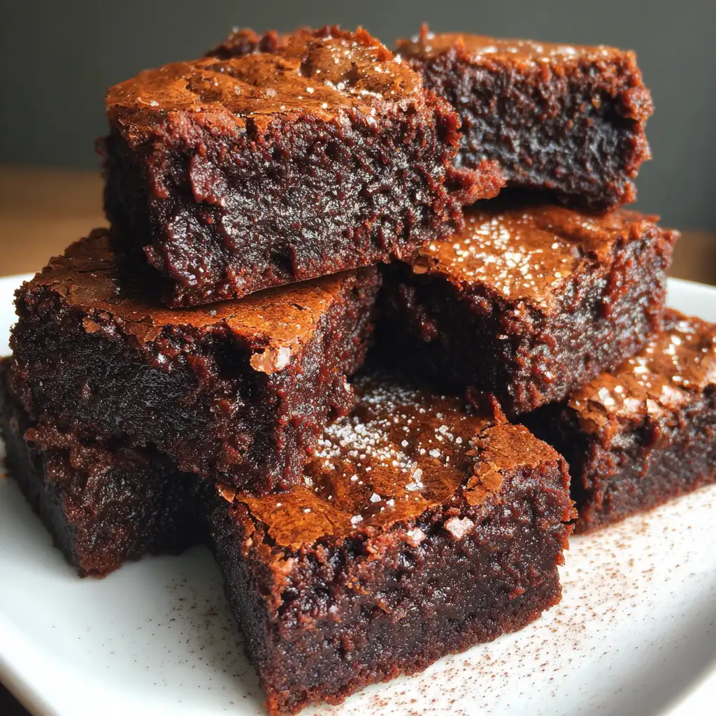 Extra fudgy brownies with coconut oil