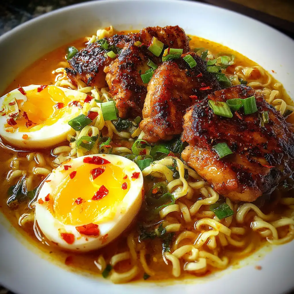 Fiery Chicken Ramen Recipe