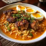 Fiery Garlic Chicken Ramen
