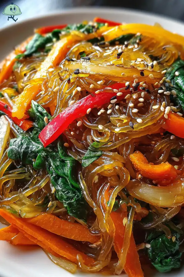 Korean Japchae Noodles