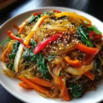 Korean Japchae Noodles