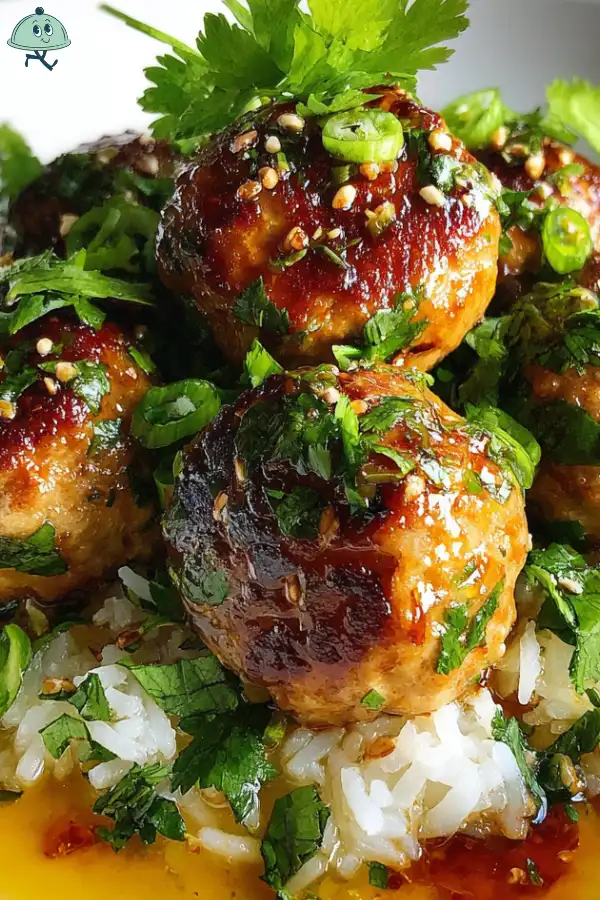 Lemongrass meatball bowls