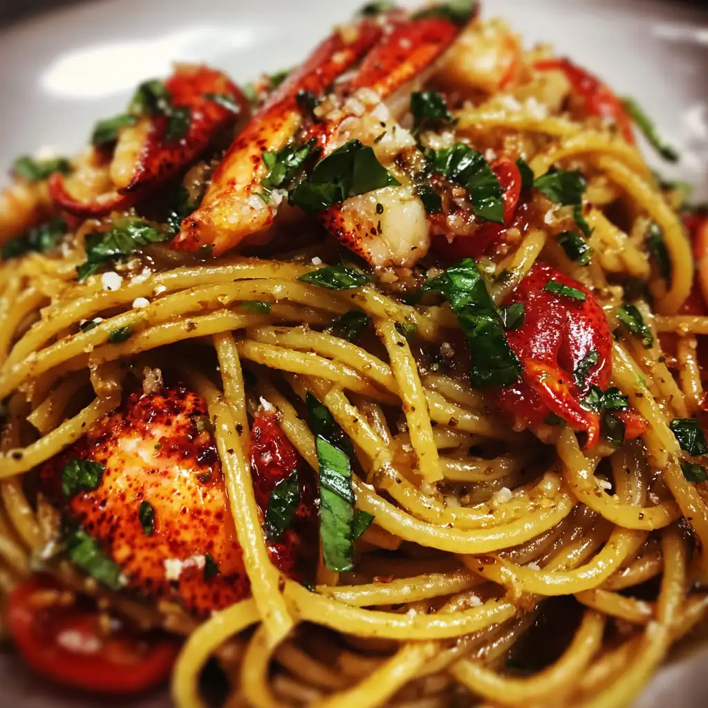 Lobster spaghetti recipe