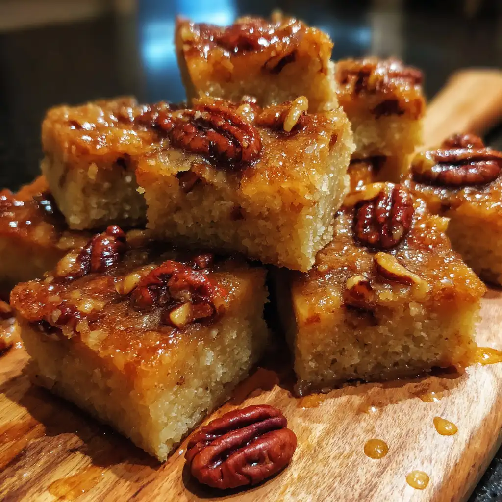 Maple Pecan Blondie Bites Recipe