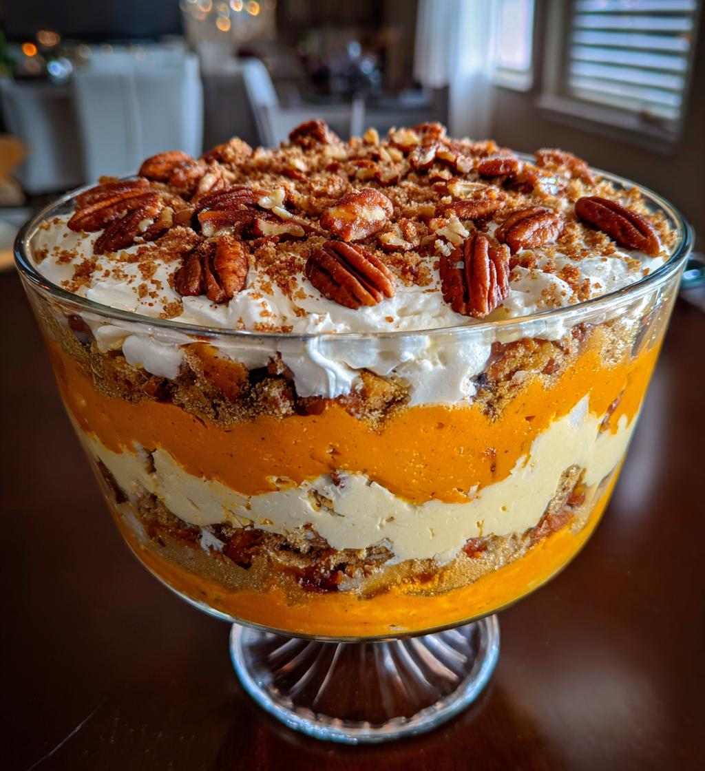 Maple Pecan Pumpkin Cheesecake Trifle - detail 1