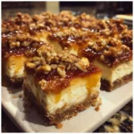 Maple Walnut Cheesecake Bars