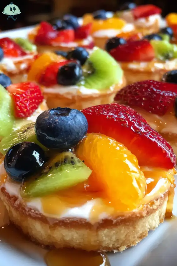 No bake mini fruit pizzas recipe