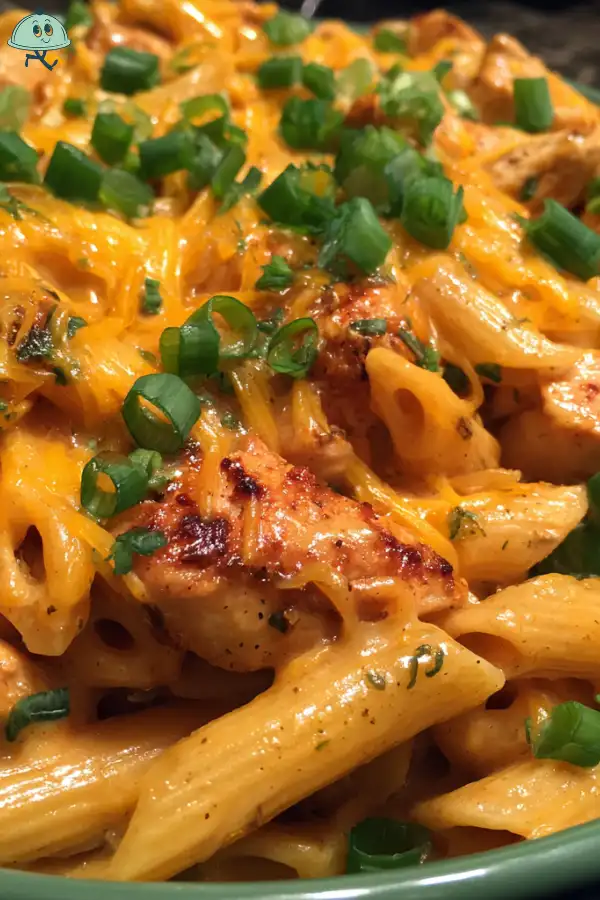One-Pot Buffalo Ranch Chicken Pasta