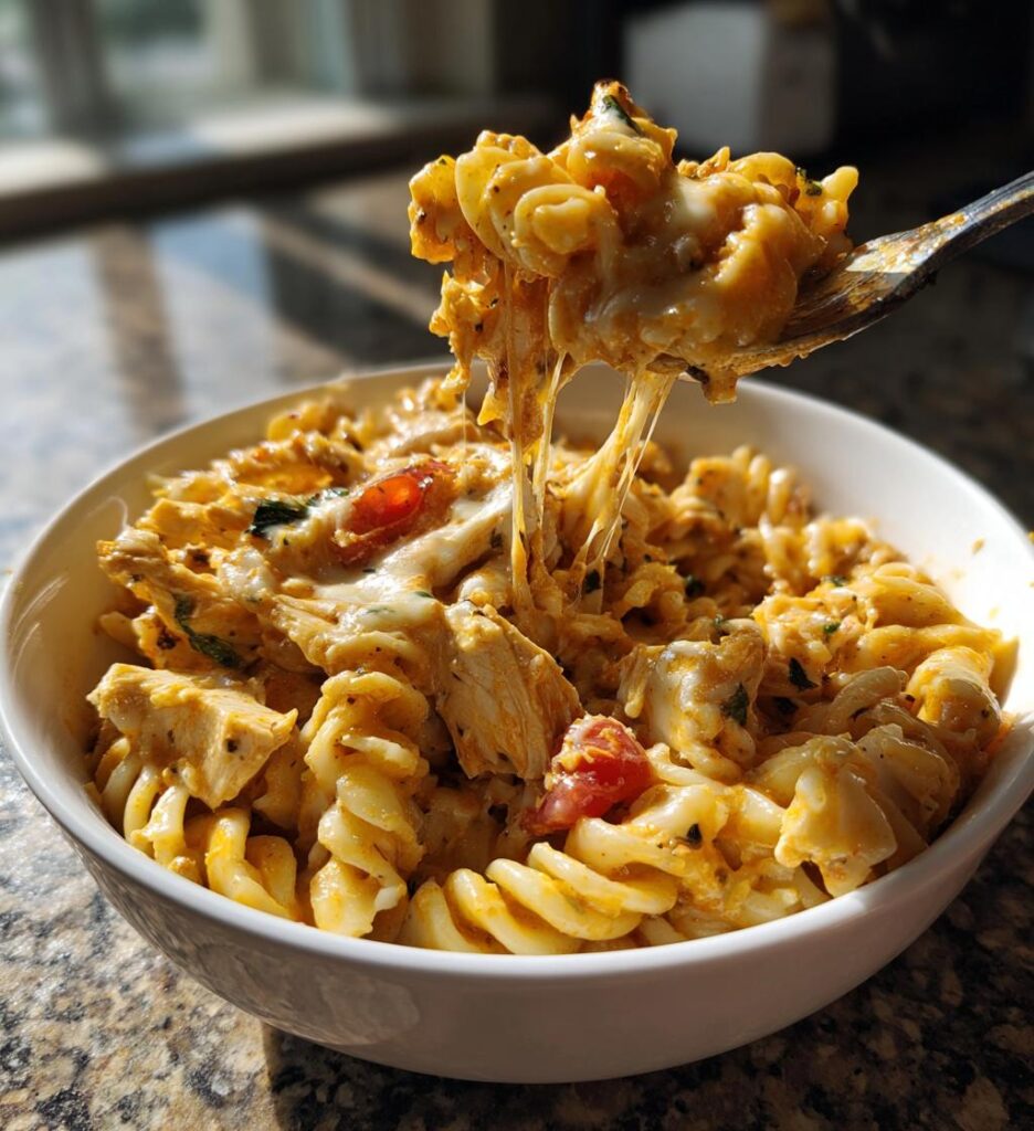 One-Pot Smoky Chipotle Cheesy Chicken Pasta